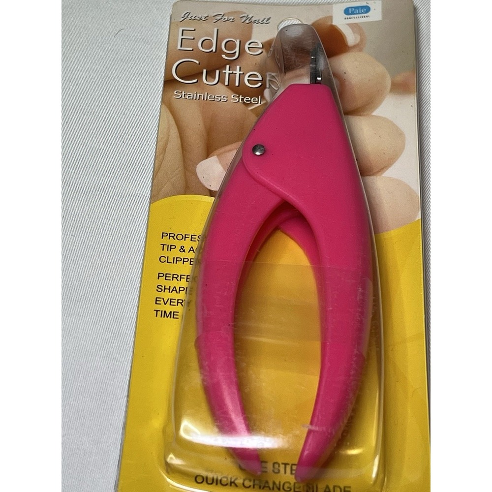 Acrylic False Nail Tip Cutter Clipper Nail Pink with Spring Manicure Tip Cutter